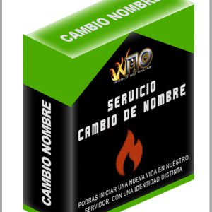 Cambio nombre personaje