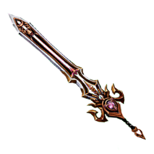 Silver Heart Magic Sword