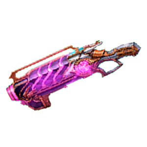 Silver Heart Magic Gun